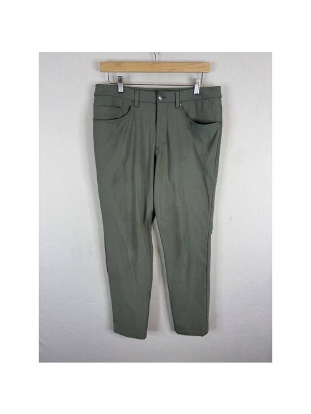 Lululemon ABC Pant Classic-Fit Warpstreme Sage Green Mens 32x32